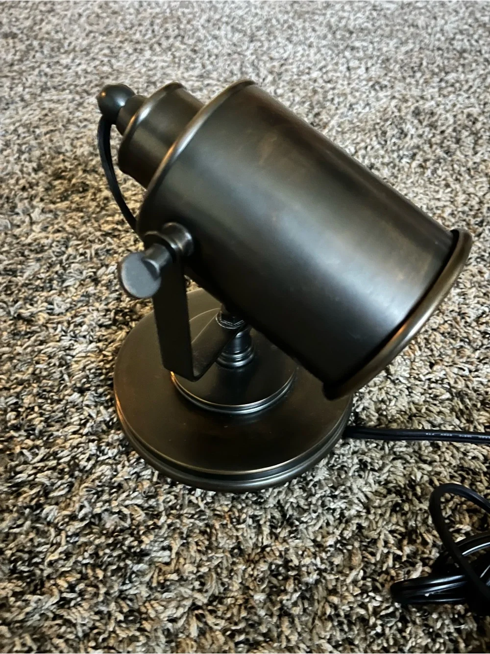 Pottery Barn photographers task lamp, table lamp Brushed bronze color